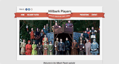Desktop Screenshot of hillbarkplayers.co.uk