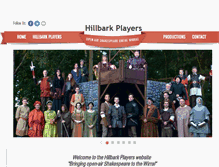 Tablet Screenshot of hillbarkplayers.co.uk